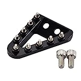 NICECNC Negro Pedal de Freno Trasero Compatible with KTM 125-450 XC/XCF/SX/SXF 2016,125-500 XC/XCF/XCW/SX/SXF/EXC/EXCF/TPi/6D 2017-2022 GasGas EX/EC/MC125-300 2021-2022,See Fitment