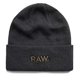 G-STAR RAW Gorro Largo Effo Raw para Hombre, Gris (Shadow D22301-C754-992), Talla única
