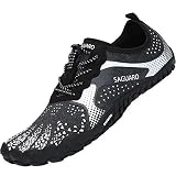 Minimalistas Zapatillas de Deporte Exterior Interior para Hombre Mujer Surf Escarpines Playa Natación Respirable Antideslizante Playa Natación Aire Libre, Hm Blanco 44