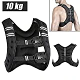 Chaleco con peso, chaleco de entrenamiento, chaleco de carrera, talla única, para gimnasio-10 kg