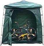 Cobertizo para bicicleta, funda protectora para cobertizo de jardín, para camping, cenador, cubierta para bicicleta, tienda de campaña, resistente al agua, para jardín, 200 x 100 x 190 cm
