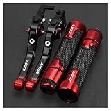 Palanca de freno de bicicleta Accesorios Para KAWASAKI ZX6R ZX-6R ZX 6R 2007-2018 2017 2016 2015 2014, Accesorios De Motocicleta, Palancas De Embrague De Freno CNC, Empuñaduras De Manillar De Mano (C