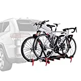 Allen Sports Soporte Premier para 2 Bicicletas con Parrilla de Bloqueo, Modelo AR200, Negro
