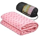 Accessotech - Toalla antideslizante deportiva, rosa