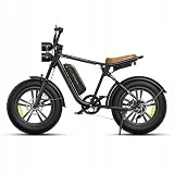 ENGWE M20 Bicicleta Eléctrica para Hombres | 20' x 4.0 Neumático Ancho | Batería 48V 13Ah | Shimano 7 Velocidades | Suspensión Total | Autonomía máxima de hasta 75KM | Todo Terreno E-Bike