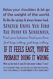 Relax Your Shoulders & Let Go Of The Weight Of The World - and Other Quotes: Life Lessons From The Studio: A Blank, Lined Journal Inspired By Pilates & The Love of Contrology (6'x9', 120 pages)