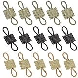 SEWSAW 15Piezas Chalecos Tácticos Mochilas Accesorios Sistema Molle de accesorios para mochila táctica Táctico Retenedor con Hebilla para Botellas para Botellas y Artículos Similares Negro Verde Caqui