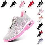 Zapatillas de Running Mujer Ligero Deportivas Zapatos Zapatillas de Running Transpirables Gimnasio Sneakers Casual Deportivas Rosa EU 39