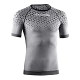 Lurbel Spirit Short Sleeves, Camiseta de Trail Running, Camiseta Transpirable y Anti-Olor, Camiseta Deportiva, Camiseta de Correr, Camiseta técnica, Camiseta Unisex. (Marengo, Grande - L)