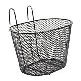 Sosoport Cesta Colgante para Bicicleta Cesta De Almacenamiento para Bicicleta Cestas De Almacenamiento para Marco De Bicicleta Scooter para Adultos Cesta De Bicicleta De Hierro