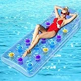 Colchoneta Hinchable Piscina - Gontence Colchoneta Piscina Adultos - Colchoneta Hinchables para Piscina - Flotadores Piscina - Inflables para Piscina Flotador Piscina - Colchoneta Hinchable Playa