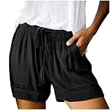 Dralofao pantalon vaquero corto mujer Pantalón Deporte Mujer pantalones cortos mujer noracora ropa mujer para Mujer Pantalón Deporte Suelto y Cómodo Corto Pantalones Chandal de casa Correr Yoga Gimnas
