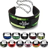 Dip – Cinturón estándar G5-1, cinturón para peso adicional en levantamiento de pesos y dips – C.P. Sports, camuflaje