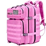 Memories Mochila 45L y 25L Tactica Militar impermeable para Crossfit Caza Senderismo Gimnasio y Deportes al aire libre. (25L, Rosa)