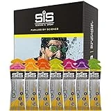Science in Sport GO Geles Energéticos Isotónicos para correr, 22 gr de carbohidratos, Bajo en azúcar, sabores variados, 60 ml por porción, Pack de 15