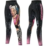 SMMASH Superhero Mallas de compresión largas para Mujer para Crossfit (S)