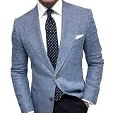 Men Suit Jacket Slim Fit Fashion Plaid Blazer Men Casual Business Men Work Suit Banquet Party Men Gentleman Longsleeve Suit XFD-01 S