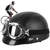 Gorro de moto, casco de protección para el uso universal al andar en bicicleta, cómodo de llevar, transpirable, accesorio de protección para la cabeza para motocicletas, bicicletas Jingling