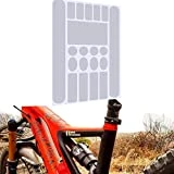 ZLXFT Juego de Protectores de Cuadro de Bicicleta,Pegatinas Adhesivas para Bicicletas,Bicicleta Marco Protección Película Antiarañazos Pegatinas Transparente Anti Polvo Impermeable