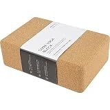 PERPETUAL Bloque de Yoga de Corcho 100% Natural - Ladrillo de Yoga Antideslizante - Yoga block apto para Pilates, Meditación y Estiramientos - Aumenta tu flexibilidad - Mejora tus Posturas Asanas