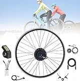 Kit De Conversión De Bicicleta Eléctrica De 36V/48V, 350W/500W, Rueda Delantera, Motor De Buje Sin Escobillas De Rueda De 20'/24'/26'/27,5'/28'/29'/700C, Juego De Buje De Bicicleta Eléctrica Con Siste