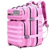 Memories Mochila 45L y 25L Tactica Militar impermeable para Crossfit Caza Senderismo Gimnasio y Deportes al aire libre. (25L, Rosa)