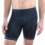 HOKO - Malla Corta de Compresión Trail DOKO para Hombre | Equilibrio Sujeción y Movilidad para Correr en Montaña | Ideal para Hacer Deporte, Trekking o Running | 3 Bolsillos | Color Navy, Talla L