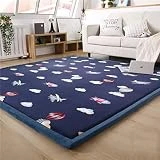 Alfombra de terciopelo coral para jugar, alfombra de 2 cm de grosor para guardería, bebé, habitación de los niños, esterilla de yoga (globo de ensueño, 200 x 300 cm)