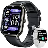Reloj Inteligente Hombre Smartwatch con Llamadas - 1.83“Smart Watch Impermeable Podómetro Pulsómetro Oxigeno Monitor de Sueño Presion Arterial 123 Modos Pulsera Actividad Deportivo para Android iOS