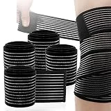 YICH Rodilleras Menisco y Ligamento Rodillera Deportiva 4 Piezas Vendaje de Rodilla Rodilleras Deportivas Rodillera de Compresion Rodillera Compresion para Deporte Gimnasio Artritis Correr Baloncesto