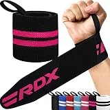 RDX Muñequeras Gym Powerlifting Correas de Levantamiento, Aprobado por IPL y USPA, Wrist Wraps Deportivas para Culturismo Musculación Gimnasio