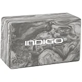 DRUNA Bloque de Yoga INDIGO 22,8 * 15,2 * 7,1 cm (Mármol Gris)