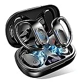 Rulefiss Auriculares Inalámbricos Deportivos, Auriculares Bluetooth 5.3 Deporte con 2 HD Mic, Cascos Inalambricos Sport IP7 Impermeable 56H Estéreo Auriculares Running, Pantalla LED, USB-C