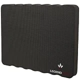 Legendwerk Cojín deportivo premium de espuma EVA - Cojín de equilibrio robusto y antideslizante - Ideal para yoga, pilates, meditación y entrenamiento (negro)