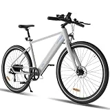 HITWAY Bicicleta electrica, Bicicleta de montaña eléctrica, Bicicleta electrica de 700C, Batería extraíble de 36V12Ah, transmisión - 7 velocidades, Rango de Crucero 40-80km