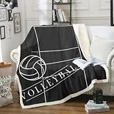 Manta Sofa 150x200 Voleibol Mantas, Deporte Manta Suaves Microfibra Cobijas de Invierno, Manta Polar para Adultos y NiñOs, Blanket Mantas para Sofa Cama Sillon