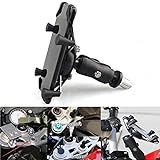 Soporte para teléfono móvil de Motocicleta para teléfono Inteligente de 4 '' - 7 '' Se Adapta a Todo Autorcycle con Agujeros
