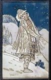 CuLtP Póster Arte Pared Pintura Abstracta Pinturas Famosas Proyecto de Vestuario para el Teatro la Doncella de Nieve de Nicholas Roerich para la Decoración de la Sala de Estar 60x90cm