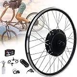 Kit De Conversión De Bicicletas Eléctricas De 48 V, 1000/1500 W, Potente Kit De Motor De Buje Trasero De Rueda Trasera De 16'/20'/24'/26'/27,5'/28'/29'/700C, Pantalla LED880, Fácil De Instalar (Color