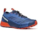 SCARPA 33071-201 Rebelde Run GTX, Trail Running Hombre, Blue Spicy Orange, 48 EU