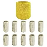 Juego de 10 fundas para dedos, protección de dedos portátil, gatillo de algodón para el pulgar, soporte para el pulgar con 1 muñequera, vendas elásticas de compresión para dedos, protección de dedos