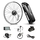 YOSE POWER Ebike Kit de conversión 36V250W 27.5' Motor Trasero Kit de conversión de Bicicleta eléctrica 27.5' para piñón Cassette con Controlador Integrado batería Hailong 36V13Ah
