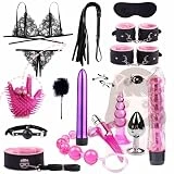 EVANEM Kit de Yoga Ajustable Suave Kit de Práctica de Yoga Rosa